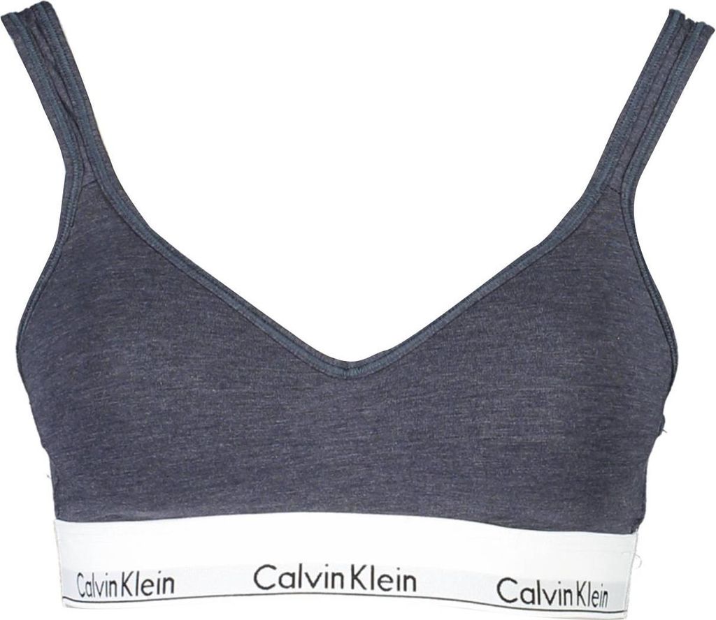 Bralette-BH für Damen in Blau – Gepolstert mit Kontrastdetails