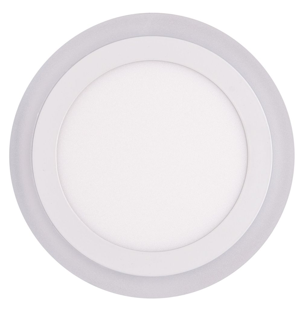 Ecolite Biely vstavaný LED panel guľatý 195mm 12W+4W Obrázok produktu 