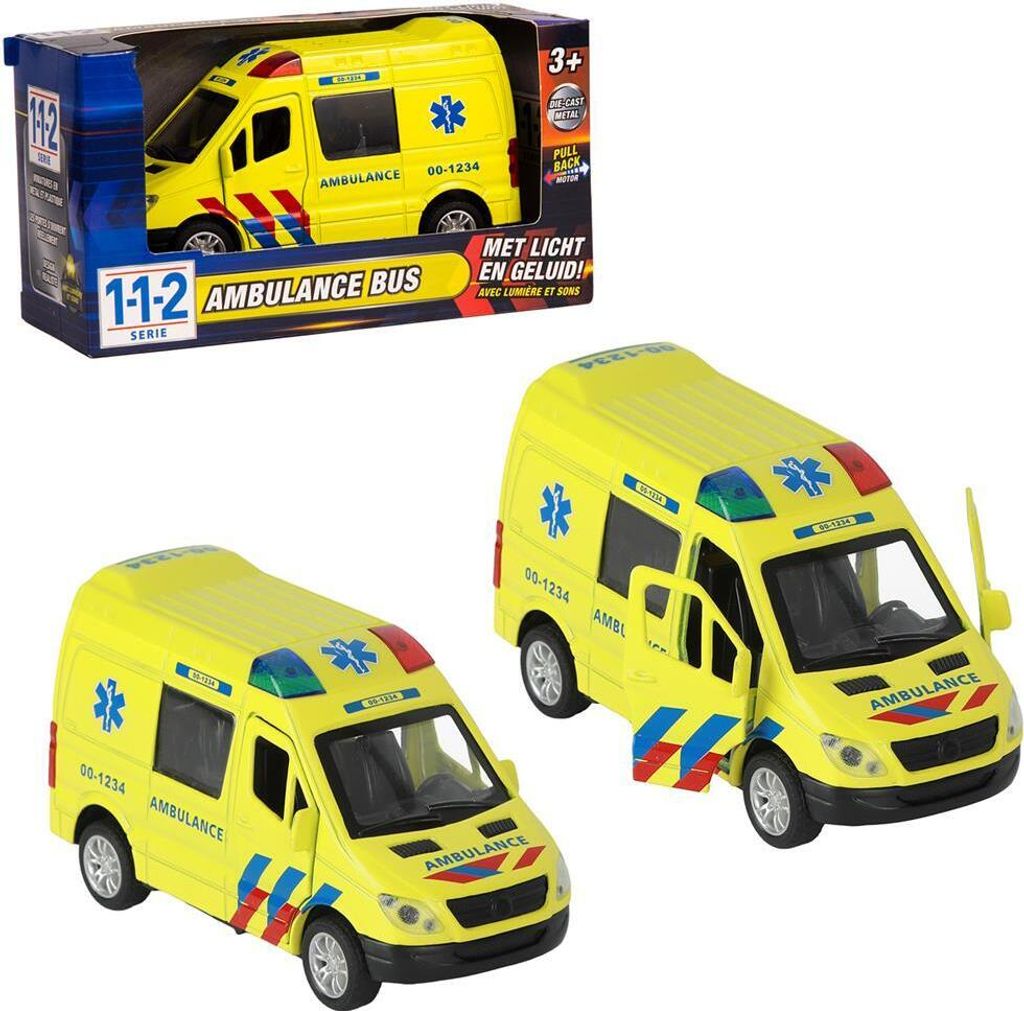 112 Ambulanzbus 1:34 mit Licht und Klang