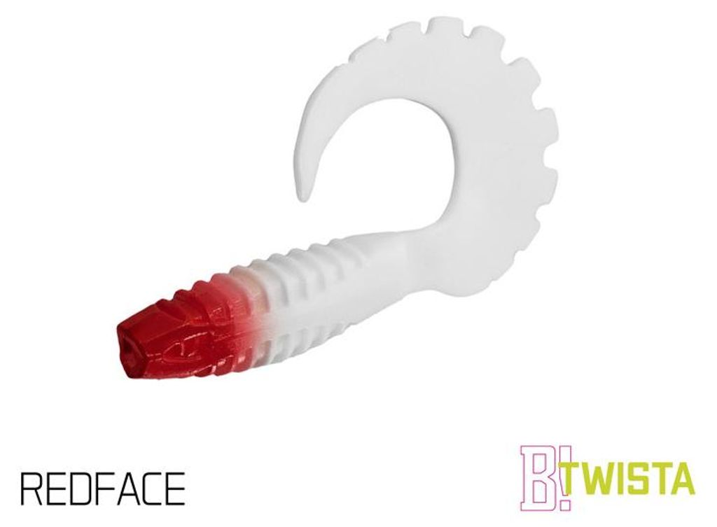 DELPHIN TWISTA UVs, Gummiköder, 10cm, RedFACE, 101002289