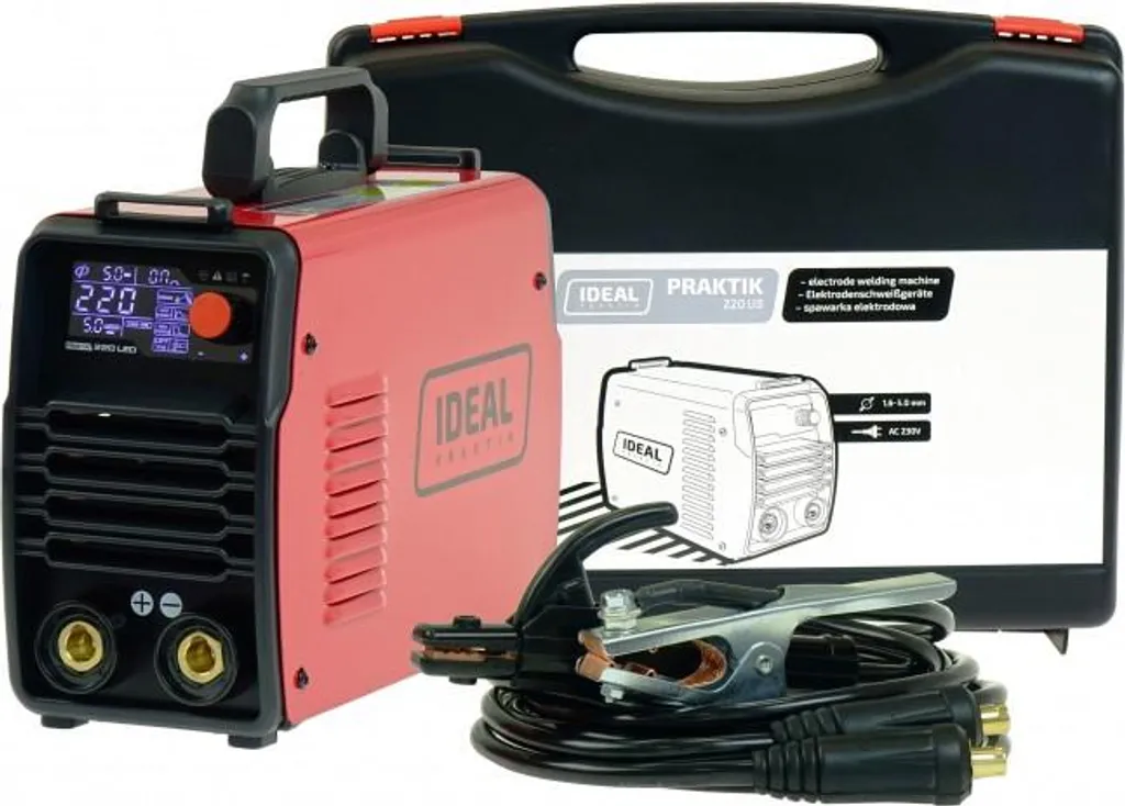 Soudeuse inverter Praktik 220 avec affichage LED numérique