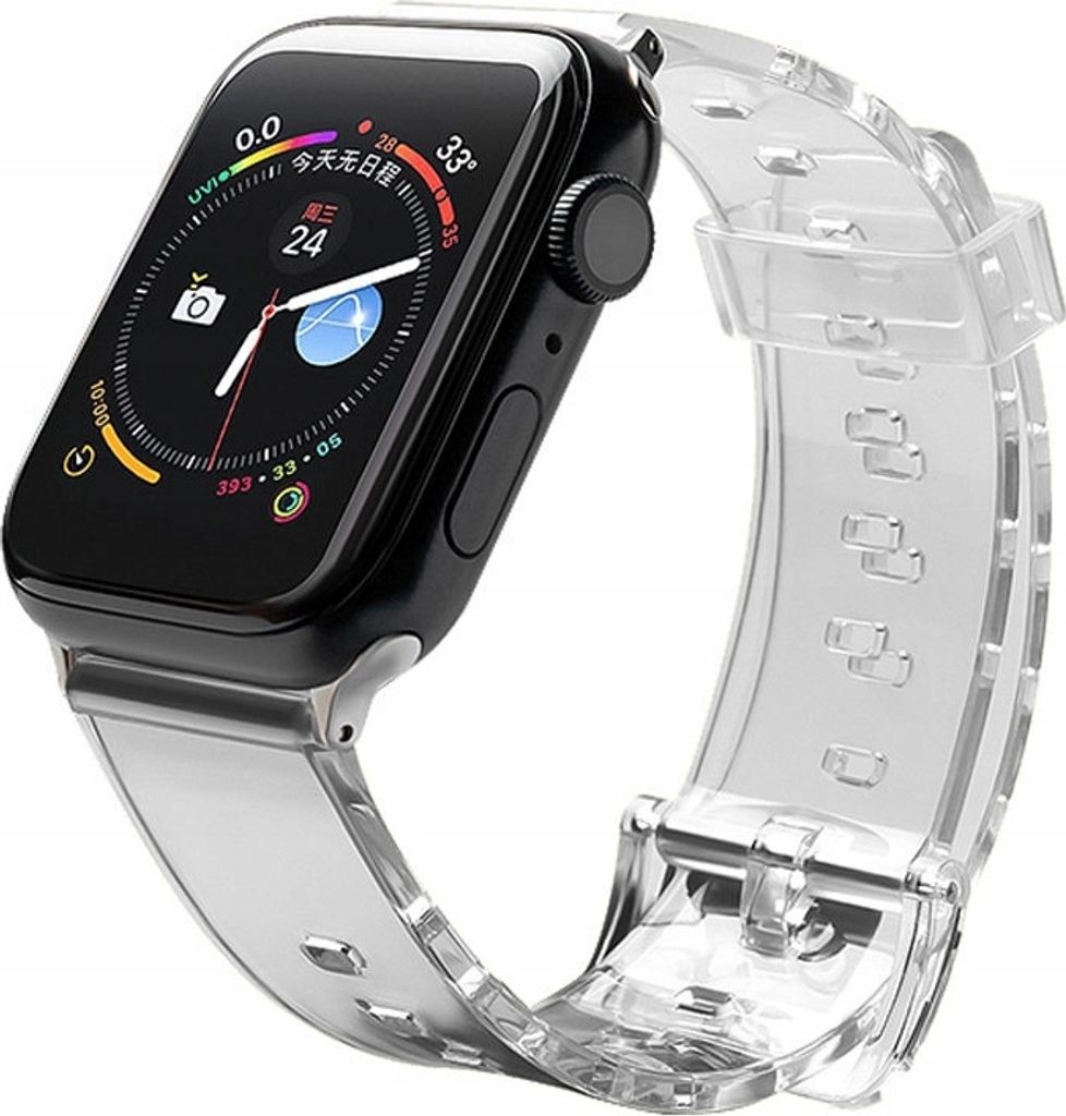 Strap Light Silikonband Armband für Watch 6 / 5 / 4 / 3 / 2 (44Mm / 42Mm) Schwarz