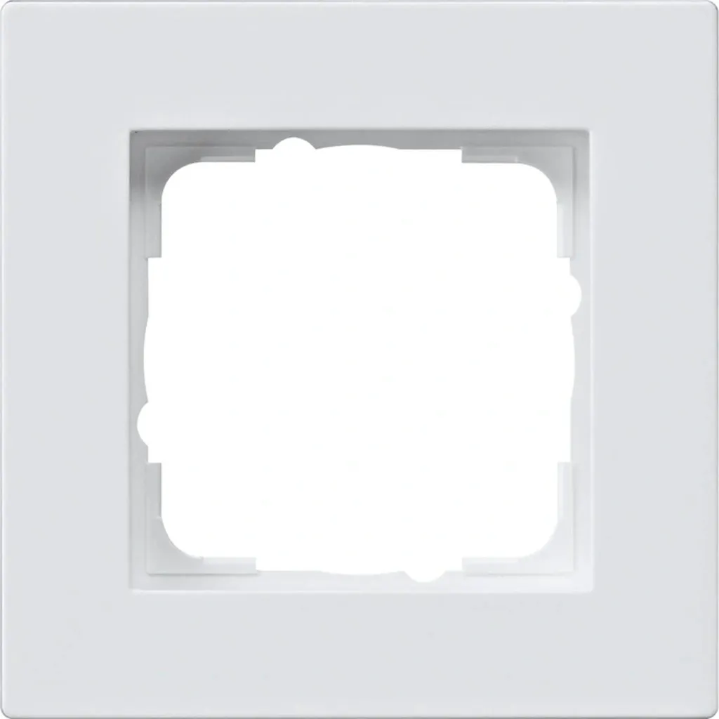 Cadre de finition pour interrupteur blanc mat Gira E2 plat pour maison