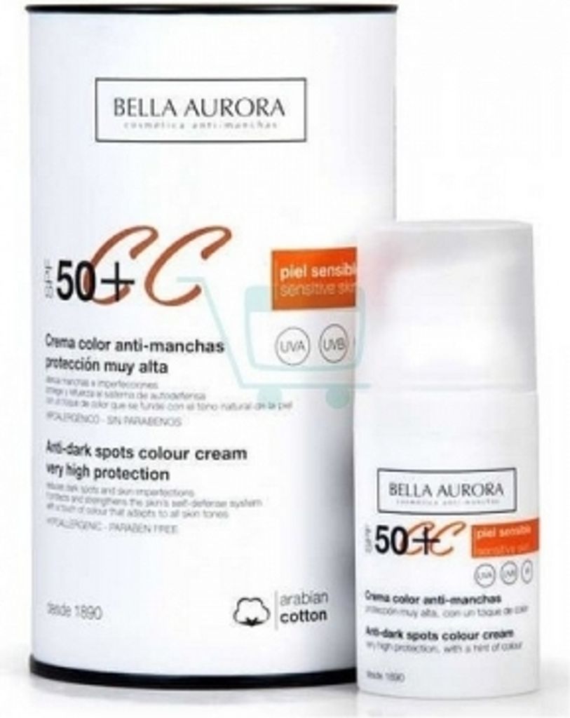 Anti-Sonnenfleckencreme Cc Protect Bella Aurora SPF 50 (30 ml)