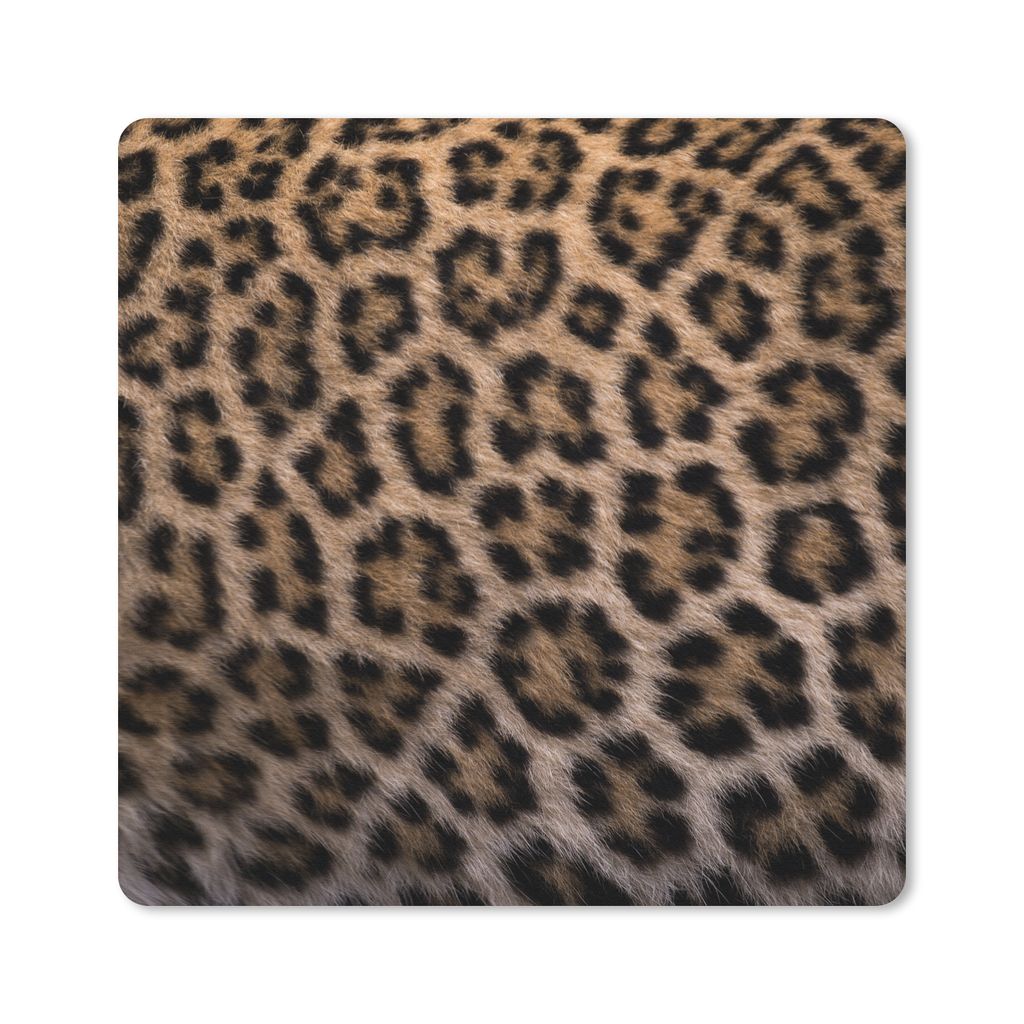 MuchoWow Mauspad Mousepad Panther Druck 20x20 cm - Mousepads - Maus Mat - Pad - Mausunterlage - Desk Mat - Bureauartikeln