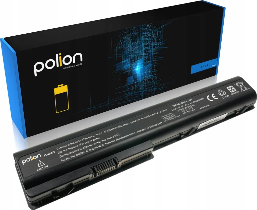 Batterie Ordinateur Portable POLION 4400 mAh pour HP Pavilion DV7 DV8