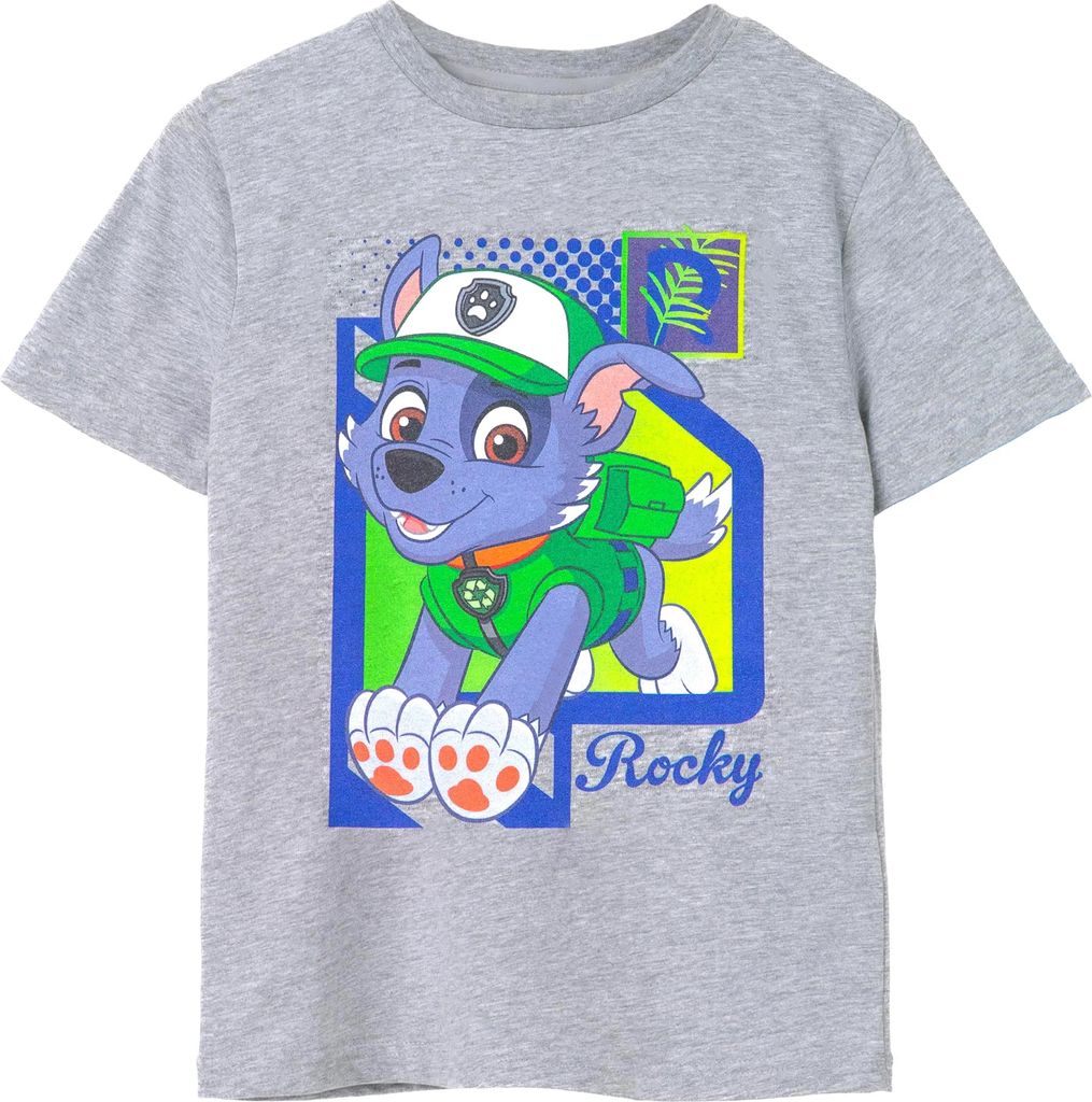 Paw Patrol - T-Shirt für Kinder kurzärmlig NS8412 (104) (Grau meliert)
