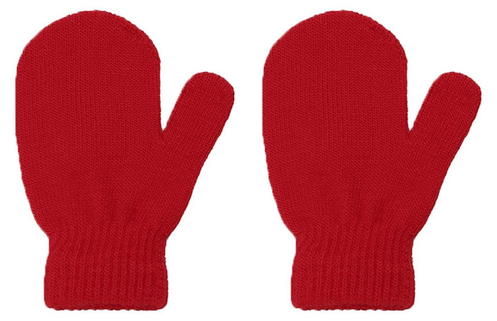 1 Paar Kinder-Winterhandschuhe, weich, bequem, ansprechend, vielseitig einsetzbar, leicht, winddicht, Acryl-Strickhandschuhe mit vollen Fingern fü...