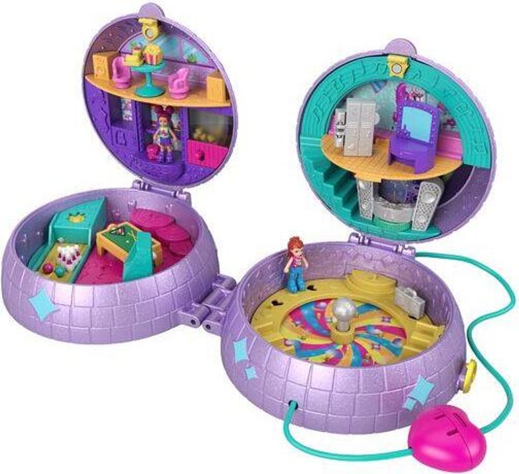 Polly Pocket Doppelspaß Rollschuhdisco Schatulle, zum Thema Produktbild 9