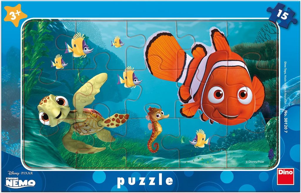 DINO Puzzle Findet Nemo: Nemo und die Schildkröte 15 Stück