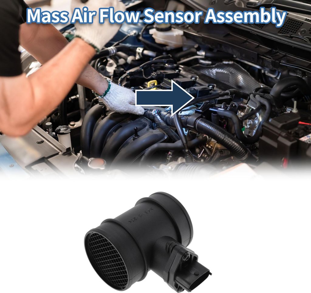 Massenluftstromsensor Baugruppe Nr.93171355 MAF Luftmassenmesser Für Opel Für Omega B 1994-2003 Kunststoff Metall 1 Stück