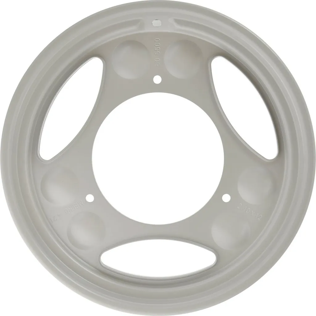 Jante à disque 2.10x12 pour scooter Simson SR50 SR80 - Finition grise
