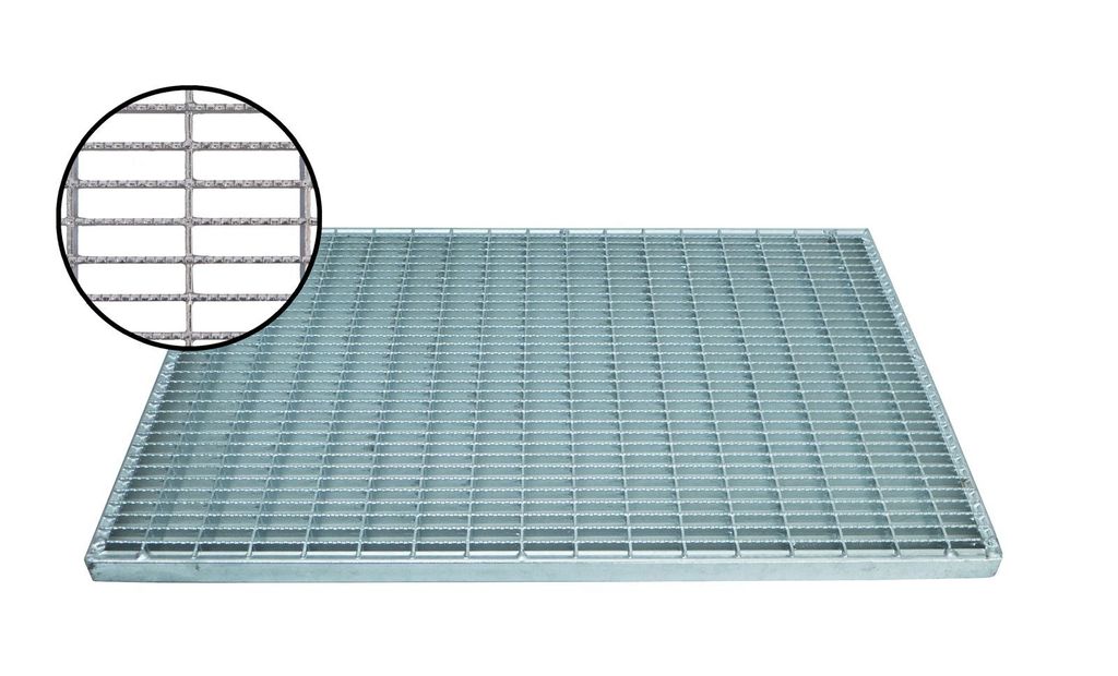 Gleitschutz Gitterrost 99x49x2cm Maschenrost 30/10 Produktbild 
