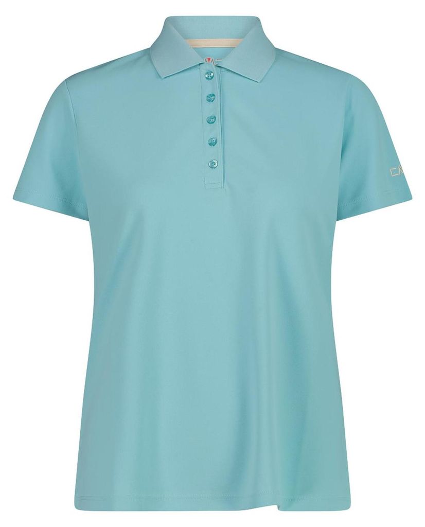 CMP Damen Polo Shirt aus Piqué mit Dry Function grün 36
