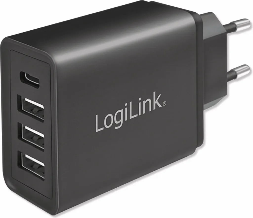 Bloc multiprise USB mural 27W avec ports USB-C et USB-A polyvalent