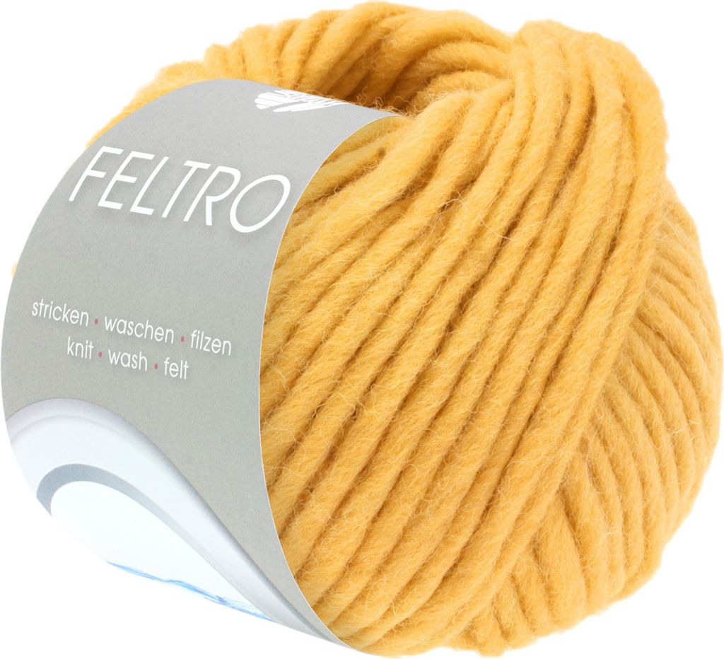 Lana Grossa FELTRO UNI 50 g moderne Filzwolle in 51 Farben Produktbild 