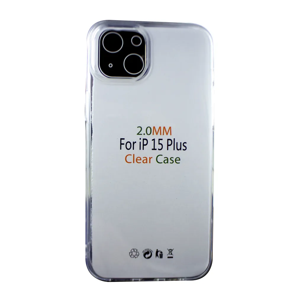 Housse de protection transparente pour iPhone 15 Plus silicone Cyoo - 3