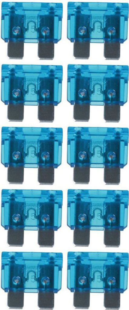 baytronic 10x fusible automobile plat standard bleu 15A Image du produit 