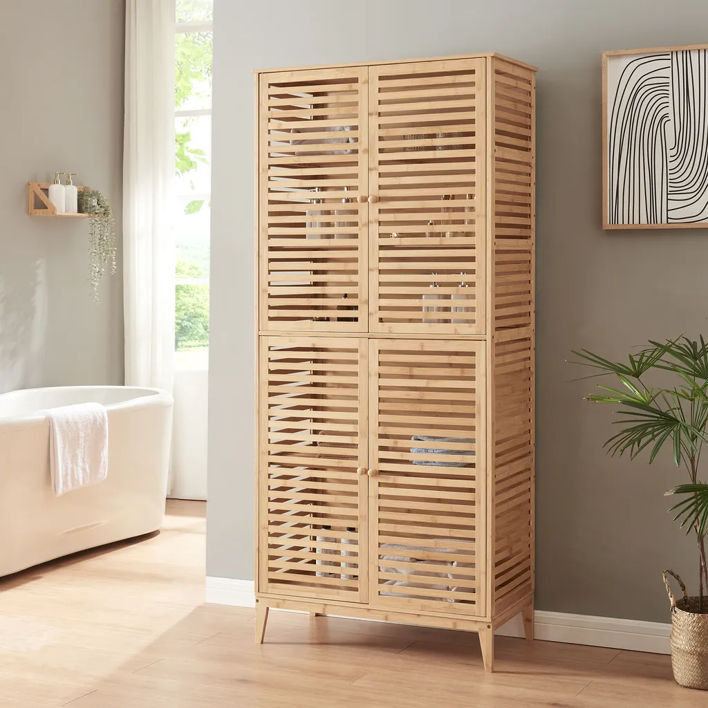 Armoire de salle de bain grand volume pour optimiser le rangement