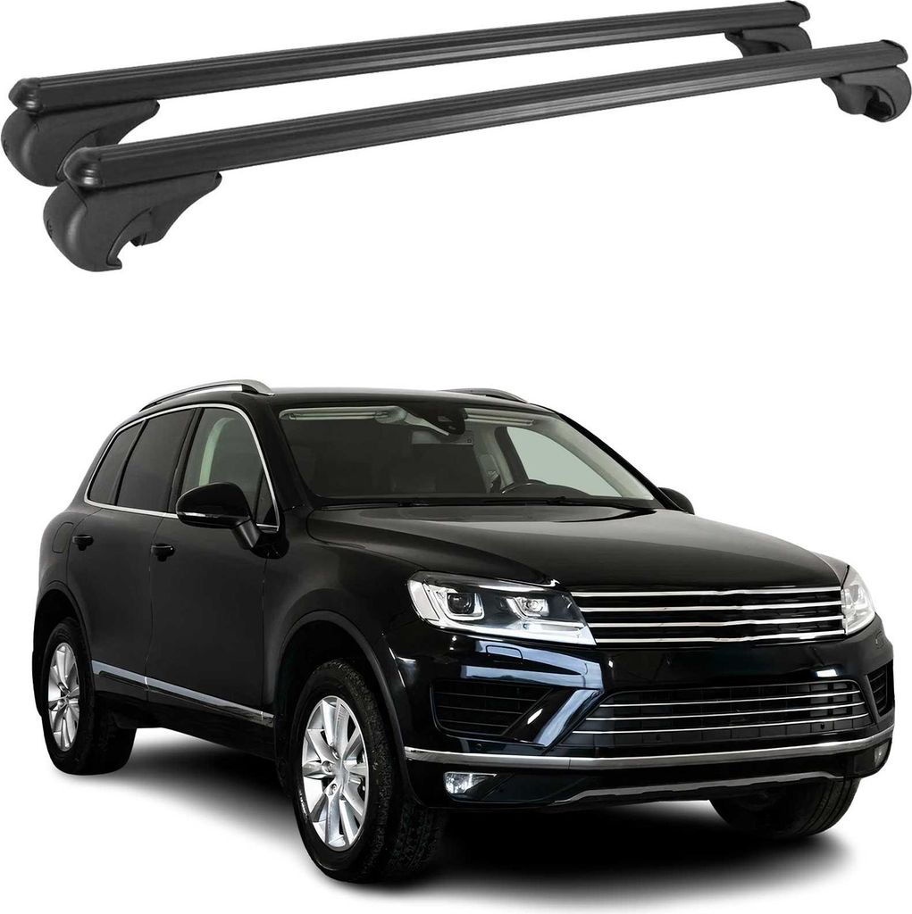 Barres de toit Transversales pour VW Touareg 2010-2018 Image du produit 