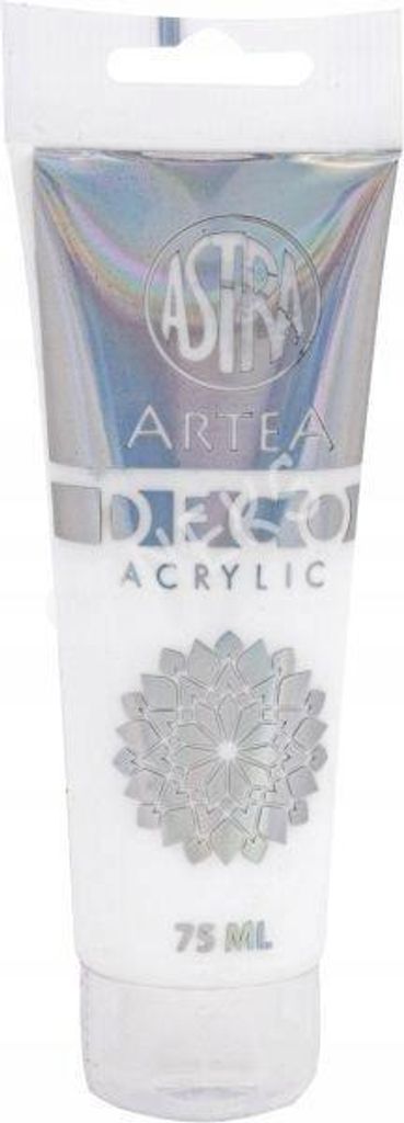 Professionelle Acrylfarbe Artea Deco 75ml - Weiß, 309123001