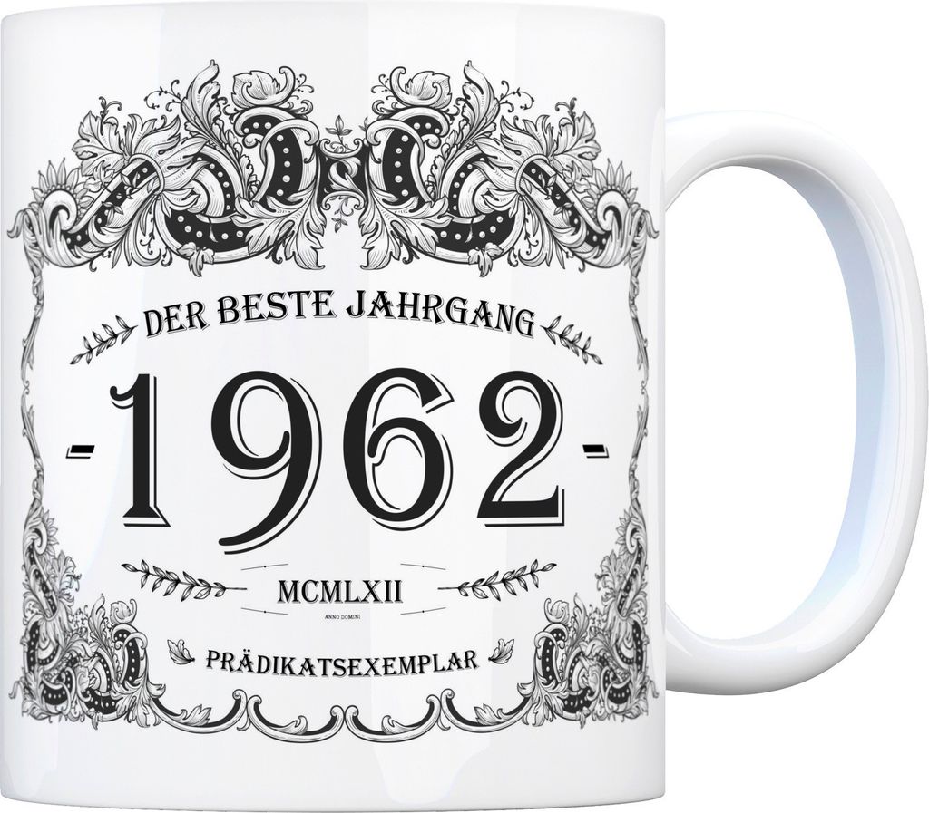 1962 der beste Jahrgang Kaffeebecher Tasse Kaffeetasse Geburtsjahr Geburtstag