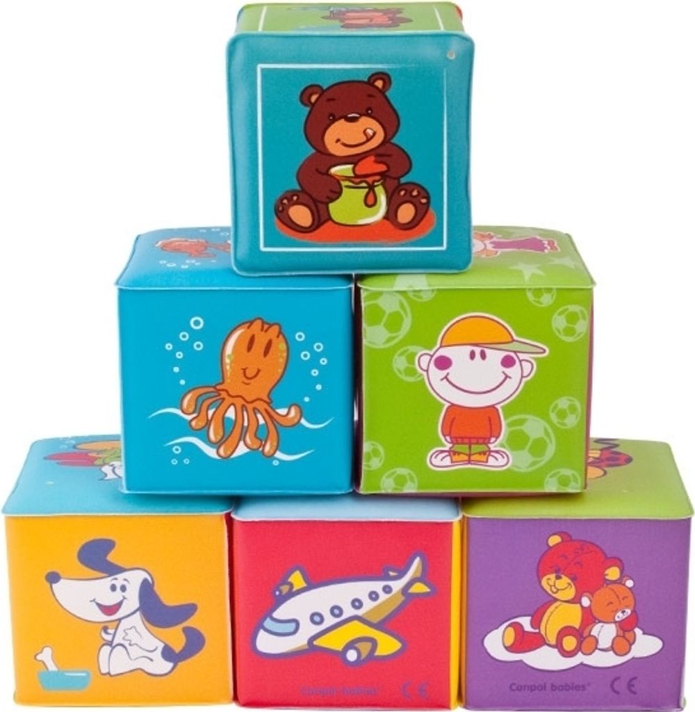 Kostka edukacyjna miękka 6 szt. Produktbild 