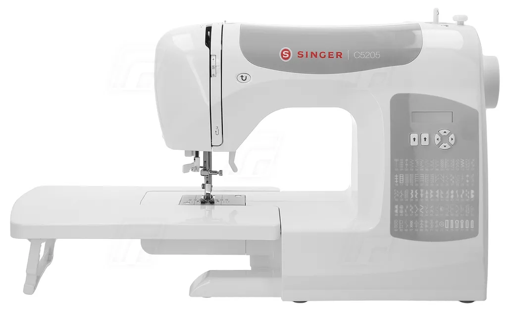 Machine à coudre SINGER C5205 polyvalente avec écran LCD et 80 points