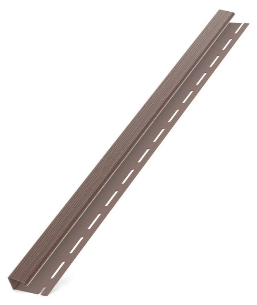 Profilo in plastica BRYZA "J", lunghezza 3M, marrone RAL Immagine del prodotto 