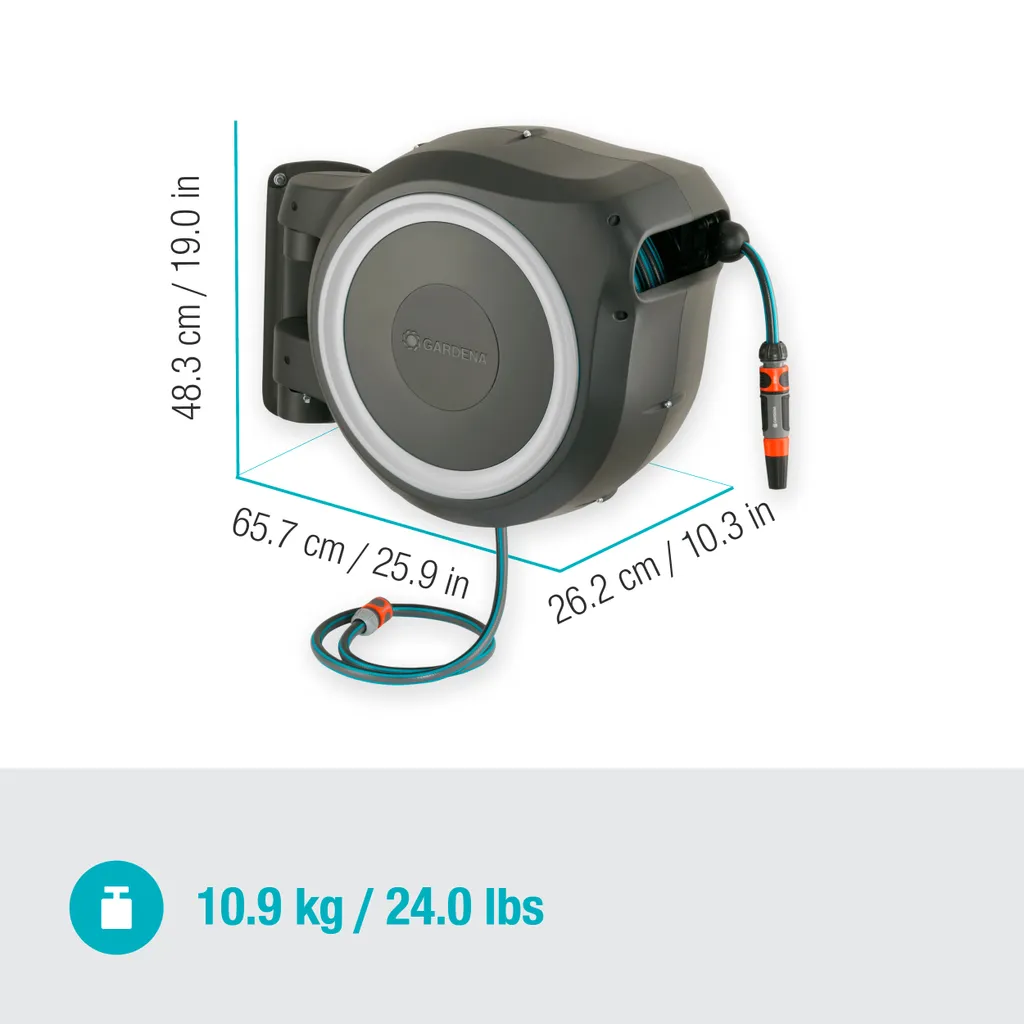 Solution d'arrosage RollUp M/L pour grands jardins : Confort et design - 4