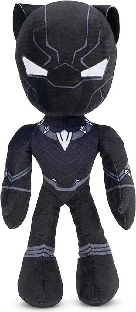 Doudou Marvel Black Panther 25 cm - Peluche Douce pour Sommeil Paisible