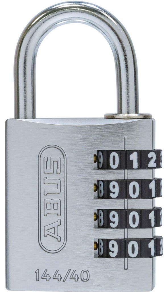 ABUS Zahlenschloss 144/40 silb Lock-Tag