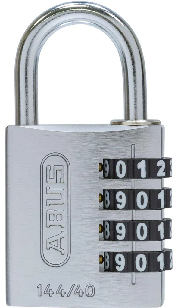 Serrure ABUS 144/40 argent : ne perdez plus vos clés avec le Lock-Tag