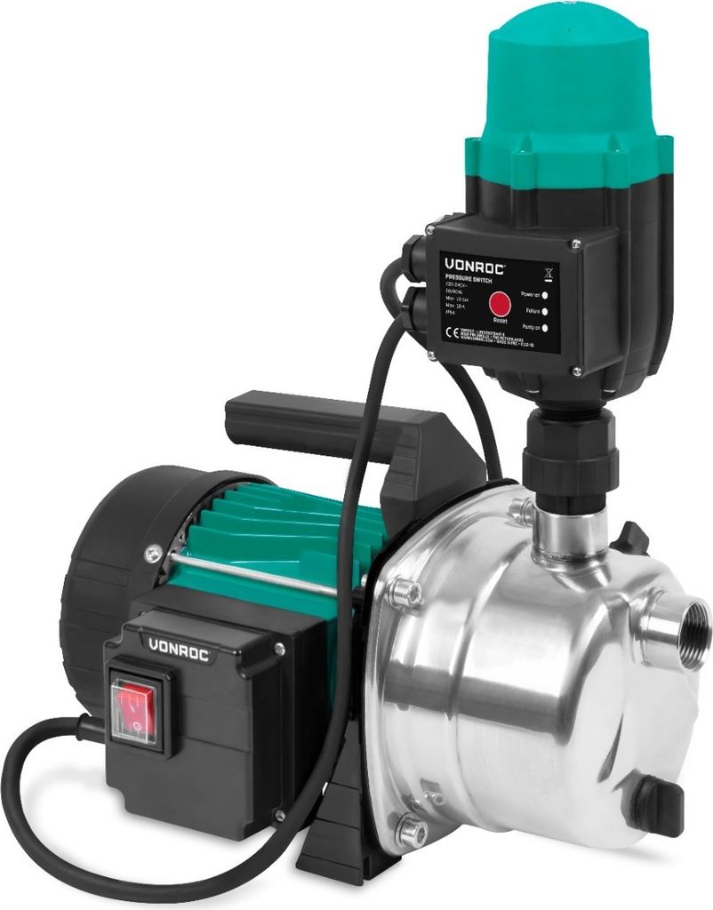 Vonroc Gartenpumpe selbstansaugend - Automatische Produktbild 