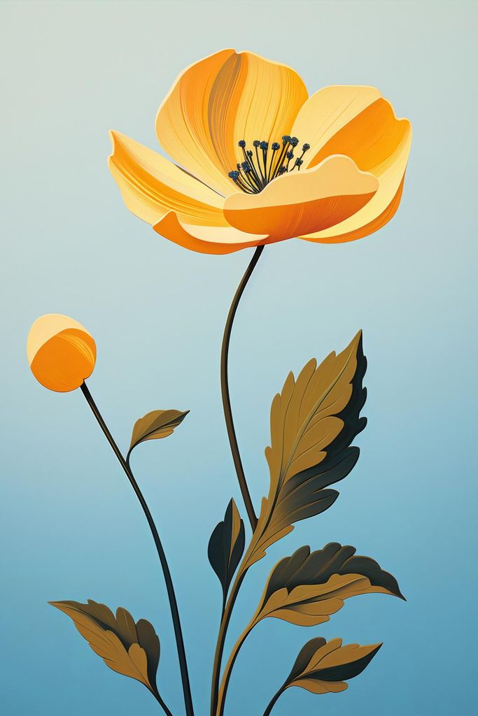 Poster 30x45cm Morgenstrahlen