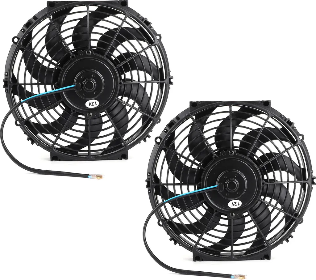 Kit 2 Ventole 12" 80W 12V - Raffreddamento Universale Fuoristrada