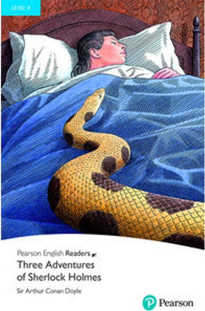 PERL4: Three Adventures Of Sherlock Holmes Book with eBook and audio
