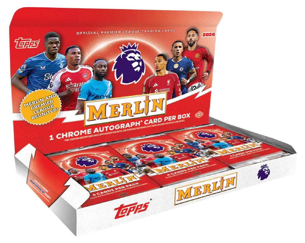 2026 Topps Merlin Premier League Hobby Box Englisch Produktbild 