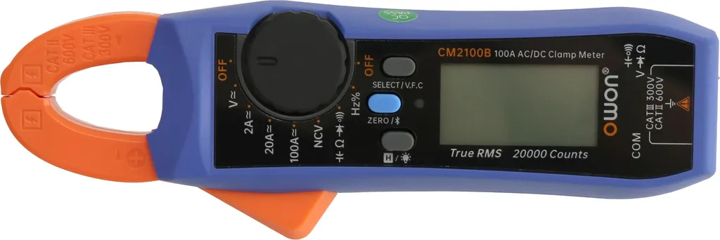 Pince Ampèremétrique Bluetooth 100A AC DC True RMS OWON CM2100B Pro - 5