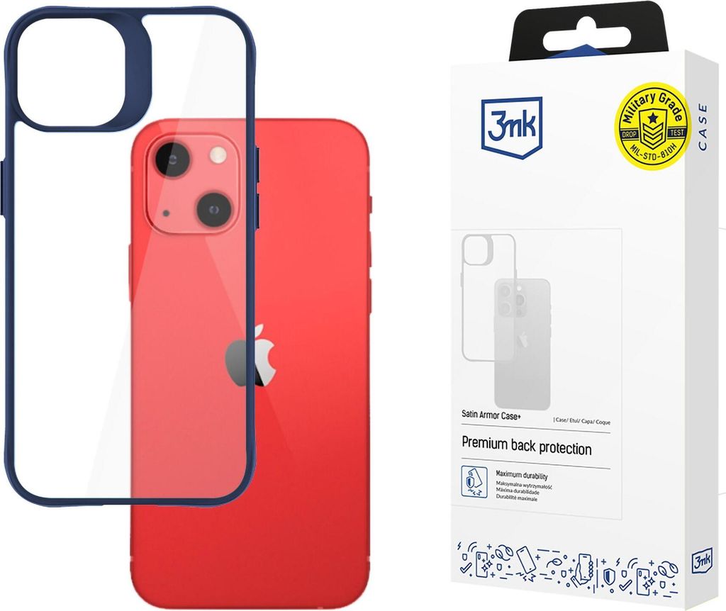 3MK Satin Armor Case+, Cover, Apple, iPhone 13, 15,5 cm Produktbild 