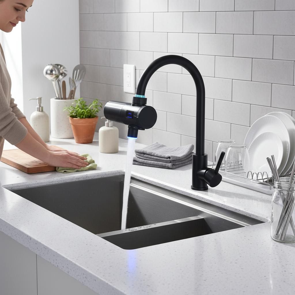 Homelody Wasserfilter für Wasserhahn,99% Chlorentfernung aus Leitungswasser,Blei-Filterung,Chloraminen und organischen Stoffen,Filter für Armatur