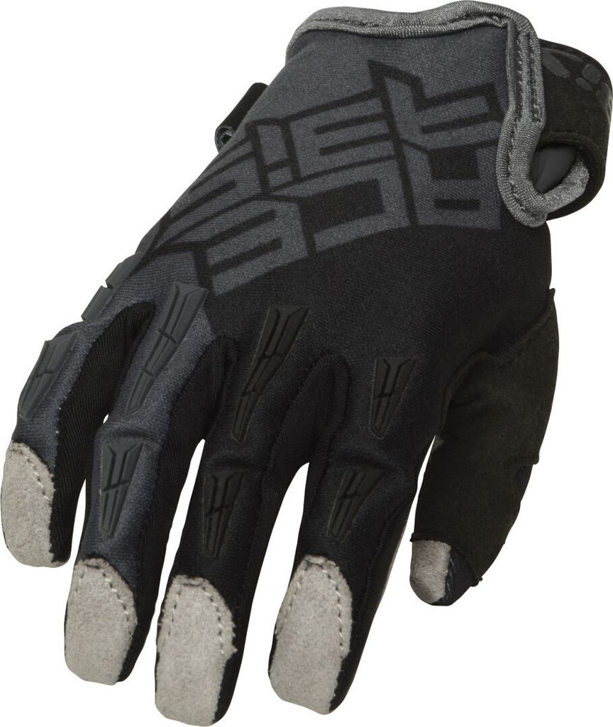 Acerbis CE MX X-K Kinder Motorradhandschuhe Farbe: Grau/Schwarz, Grösse: XL