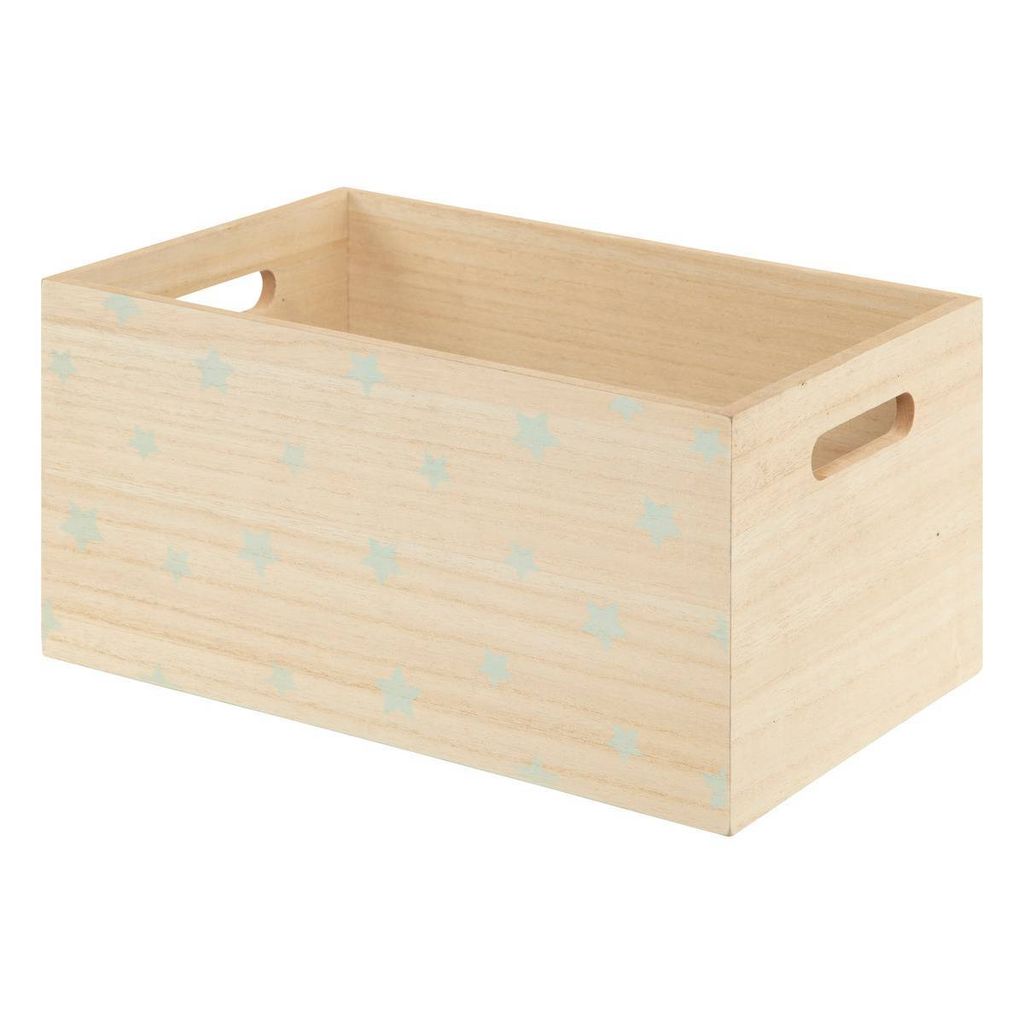 Set aus 3 kinderkisten stern aus holz  - Atmosphera Produktbild 