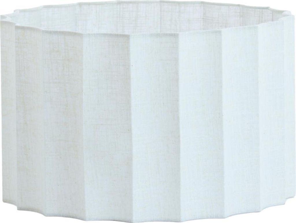 Light & Living - lampenschirm - Disli - weiß - textil - Ø 40cm - E27 - 2240944