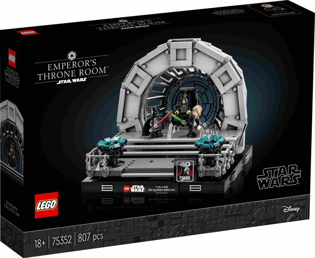 LEGO® Star Wars™ 75352 Salle du trône de l'empereur - Image du produit 