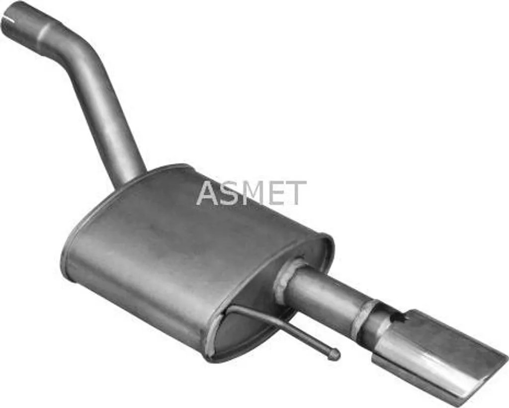 Silencieux arrière ASMET 5254 en acier aluminisé pour Astra J 885468
