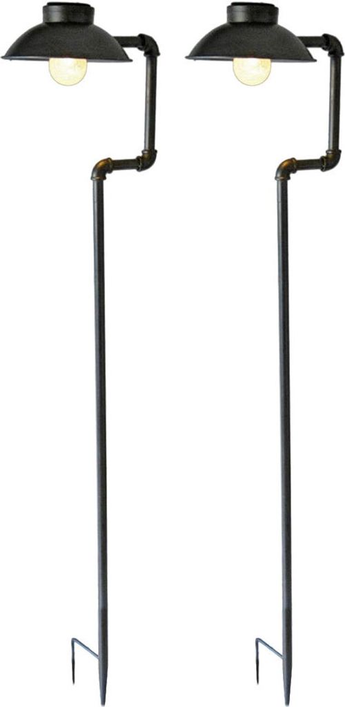 2er Set LED Solar Steckleuchten, Höhe 153,5 cm JOSEPHINE