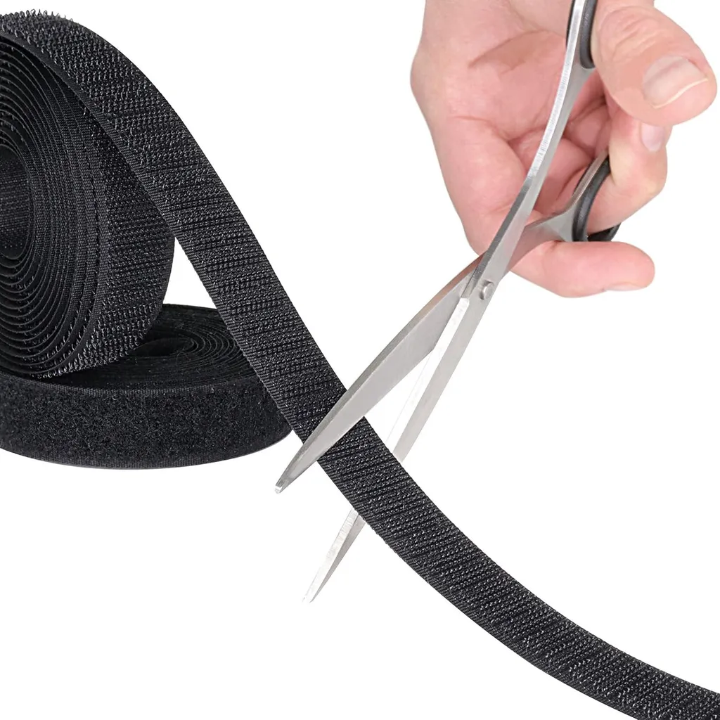 Solution fermeture velcro bleue 20mm x 3m à coudre - Finition textile