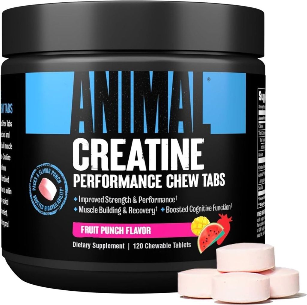 Universal Nutrition Animal Creatine Chew Tabs-120 Kautabletten Fruit Punch