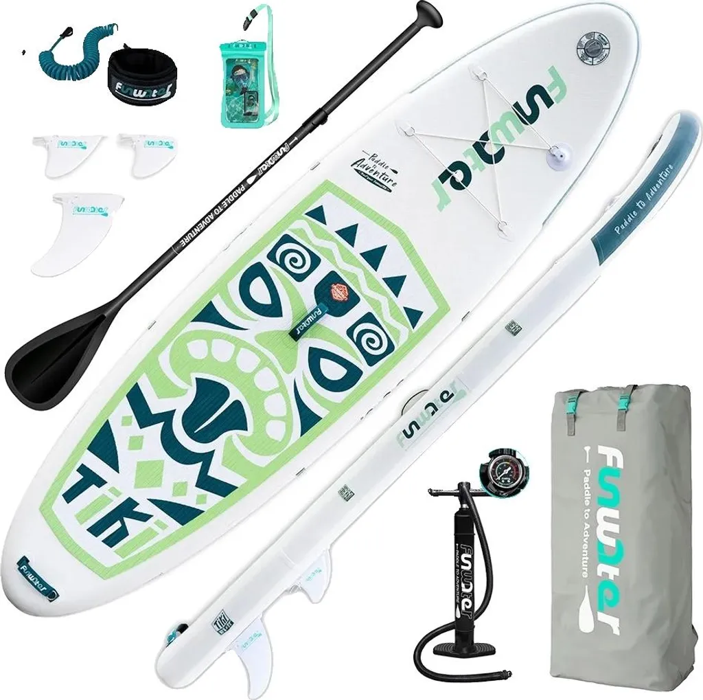 Paddle gonflable polyvalent avec revêtement antidérapant en EVA